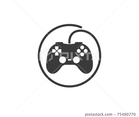 video game controller logo icon vector illustration video game controller logo icon vector illustration 75480770