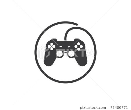 video game controller logo icon vector illustration video game controller logo icon vector illustration 75480771