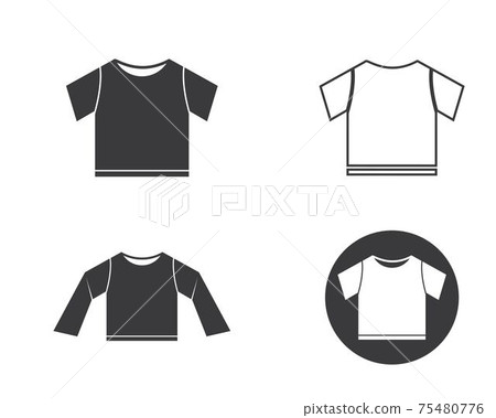clothes icon logo vector illustration 75480776
