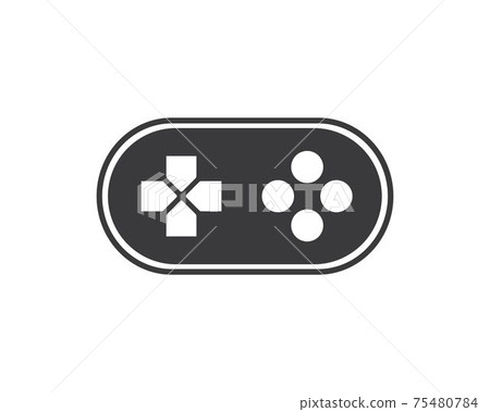 video game controller logo icon vector illustration video game controller logo icon vector illustration 75480784