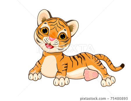 Little tiger cub 1 75480893