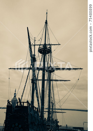 Restoration ship of San Juan Bautista (Ishinomaki City, Miyagi Prefecture, Keicho Mission Ship Museum, Miyagi Prefecture) Restoration ship of San Juan Bautista (Ishinomaki City, Miyagi Prefecture, Keicho Mission Ship Museum, Miyagi Prefecture) 75480899