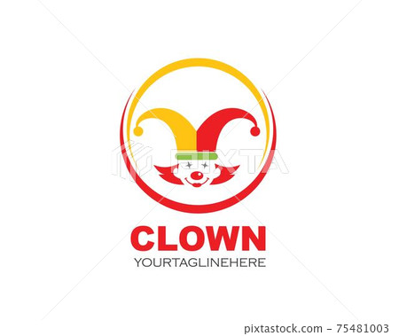 clown illustration vector icon design 75481003