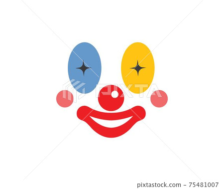 clown face illustration vector icon design clown face illustration vector icon design 75481007