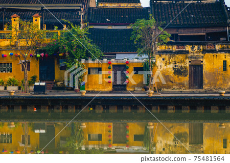 Tan Ky House, Merchant Heritage House in Hoi An, vietnam. Translation: Tan Ky, the name of whom has built this house 75481564