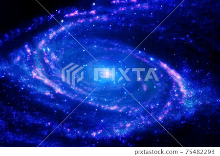 Spiral galaxy, in beautiful colors. Elements of this image were furnished by NASA. Spiral galaxy, in beautiful colors. Elements of this image were furnished by NASA. 75482293