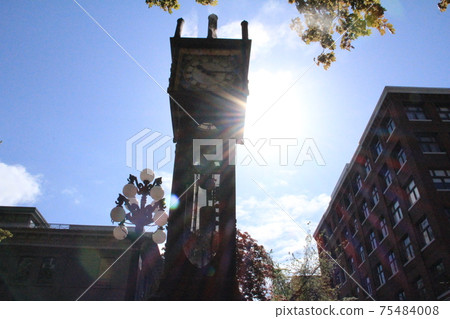 Sunny weather and clock tower 75484008