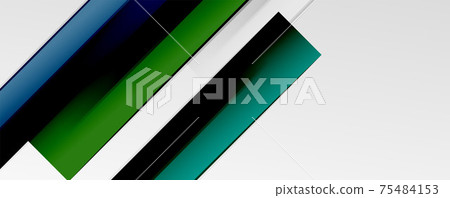Multicolored lines background. Design template for business or technology presentations, internet posters or web brochure covers 75484153
