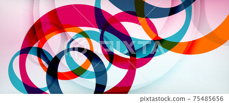Ring geometric shapes, o letter repetition wallpaper. Abstract background for business or technology presentations, internet posters or web brochure covers Ring geometric shapes, o letter repetition wallpaper. Abstract background for business or technology presentations, internet posters or web brochure covers 75485656