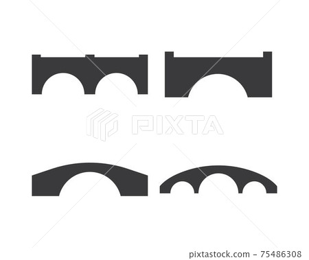 bridge Logo Template vector icon illustration 75486308