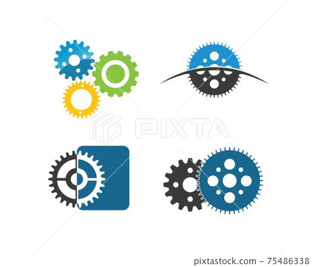 Gear Logo Template vector icon illustration Gear Logo Template vector icon illustration 75486338