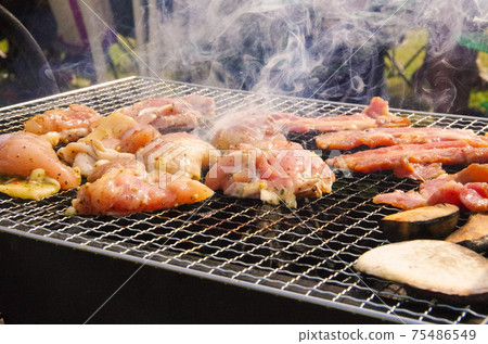 Start barbecue at Arakawa riverbed Start barbecue at Arakawa riverbed 75486549