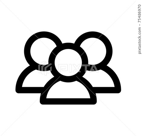 3 person icon 3 person icon 75486970