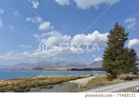 特卡波湖,牧羊人教堂,翠綠色,湖,景色絕佳(新西蘭) 特卡波湖,牧羊人教堂,翠綠色,湖,景色絕佳(新西蘭) 75488171