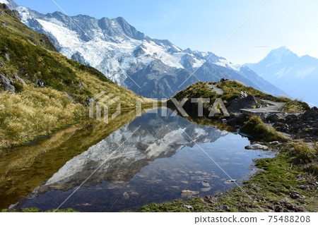 Mount Cook, National Park, Aoraki, World Heritage, Sally Turns Track (New Zealand) 75488208