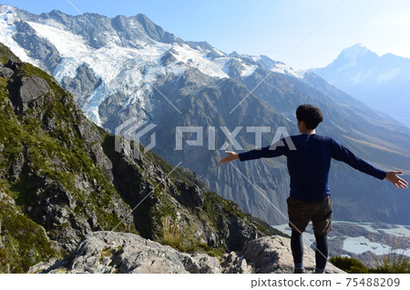 Mount Cook, National Park, Aoraki, World Heritage, Sally Turns Track (New Zealand) Mount Cook, National Park, Aoraki, World Heritage, Sally Turns Track (New Zealand) 75488209