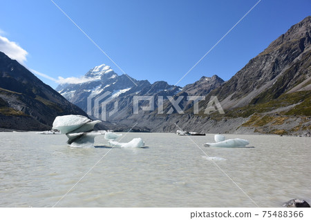 Mount Cook, National Park, Aoraki, Mountaineering, New Zealand (Hooker Valley Track) 75488366