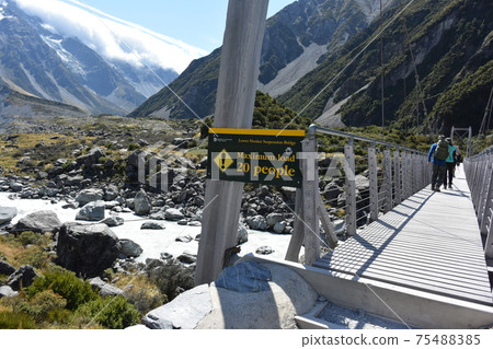 庫克山，國家公園，奧拉基，登山，新西蘭（胡克山谷步道） 75488385