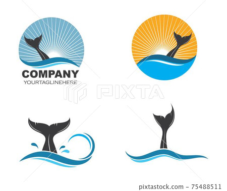 whale tail icon vector illustration design whale tail icon vector illustration design 75488511