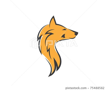 Wolf Logo icon vector illustration design 75488582