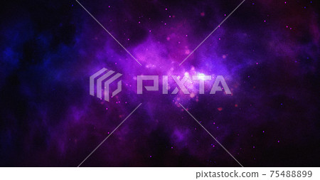 Cosmic artistic illustration. Colorful space background with stars Cosmic artistic illustration. Colorful space background with stars 75488899