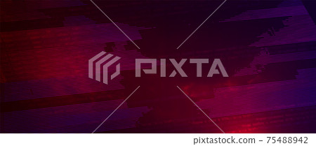 Abstract Technology Binary Code Dark Red Background Abstract Technology Binary Code Dark Red Background 75488942