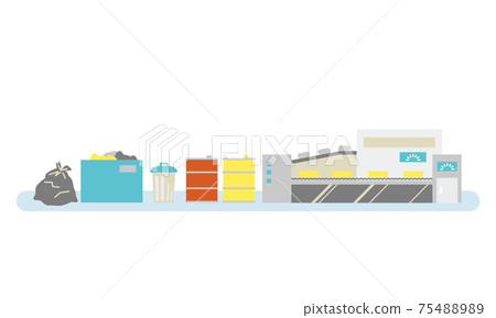 Factory scenery / machines and lanes 75488989