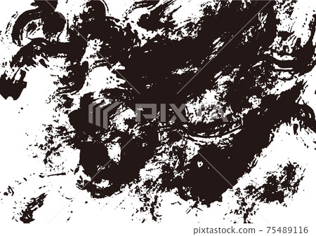 Japanese pattern brush frame 12.eps 75489116