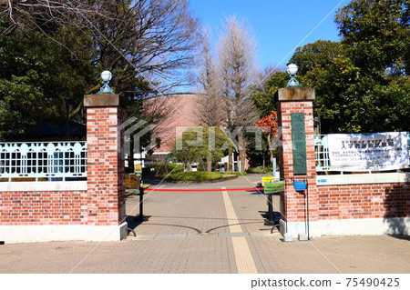 Main gate of Tokyo University of the Arts, Faculty of Music, located in Ueno Park, Taito-ku, Tokyo Main gate of Tokyo University of the Arts, Faculty of Music, located in Ueno Park, Taito-ku, Tokyo 75490425