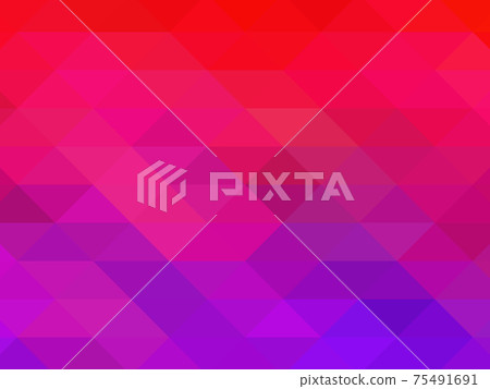 Triangular pixelation. Multi-colored pixel background. The texture consisting of multi-colored triangles. Triangular pixelation. Multi-colored pixel background. The texture consisting of multi-colored triangles. 75491691