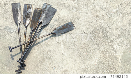 龍舟黑色木槳 75492143