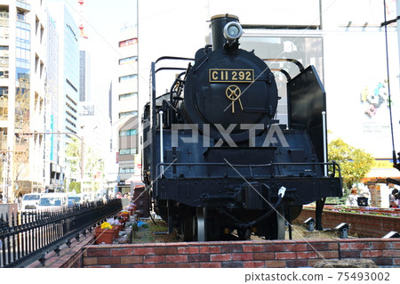 C11 type steam locomotive at JR Shimbashi Station, Minato-ku, Tokyo C11 type steam locomotive at JR Shimbashi Station, Minato-ku, Tokyo 75493002
