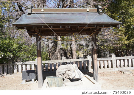 冬季的小森城堡遺跡/小森花園（鹿島神社），山本勘介等人在武田信玄的要求下領地 75493089