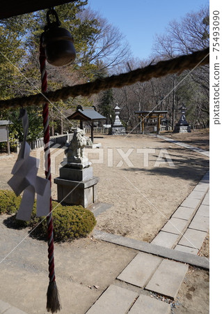 冬季的小森城堡遺跡/小森花園（鹿島神社），山本勘介等人在武田信玄的要求下領地 75493090