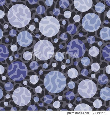 Violet ornate geometric rounds background seamless pattern Violet ornate geometric rounds background seamless pattern 75494439