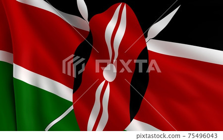 Flag of Kenya 75496043