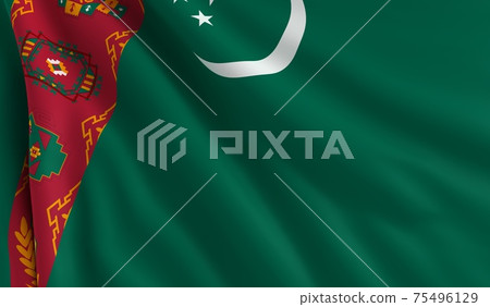 Flag of Turkmenistan Flag of Turkmenistan 75496129