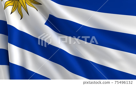 Flag of Uruguay 75496132