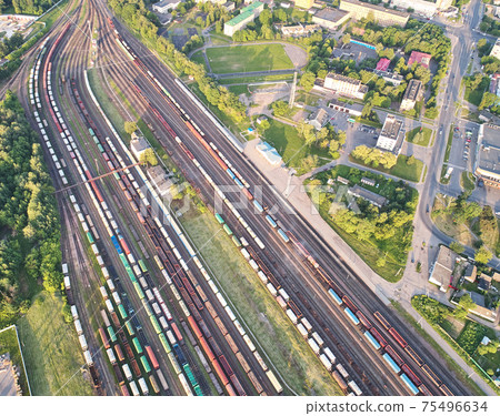 Train transportation theme 75496634
