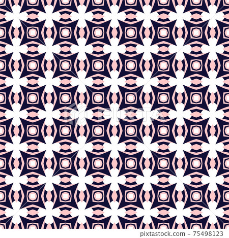Abstract pattern seamless. Vector background. Geometric design. 75498123