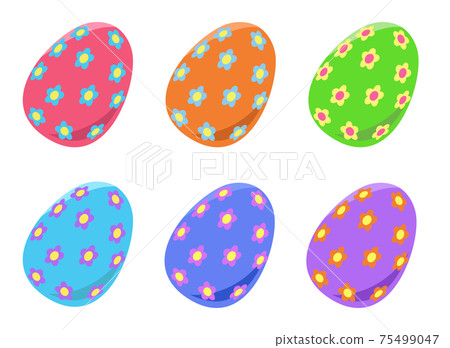 復活節彩蛋花紋 75499047