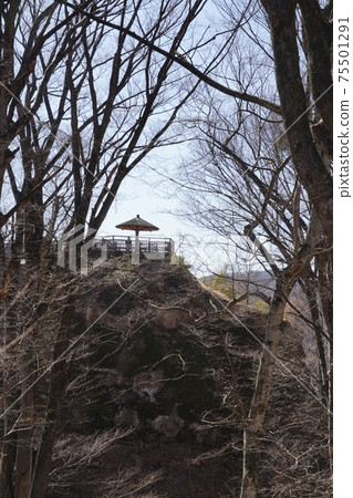 在戰國時期，由竹本真介奉命由山本勘介等人將Anajiro冬季的Komoro城堡遺址和懷舊花園劃分為地域 75501291