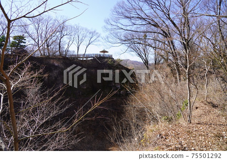 在戰國時期，由竹本真介奉命由山本勘介等人將Anajiro冬季的Komoro城堡遺址和懷舊花園劃分為地域 75501292