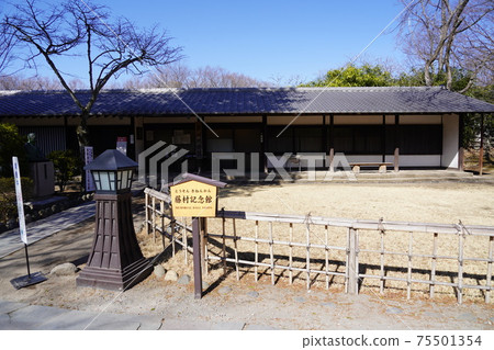 Komoro Castle Ruins and Nostalgia Garden in the winter of Anajiro, which was territorialized by Kansuke Yamamoto and others at the behest of Shingen Takeda during the Warring States period 75501354