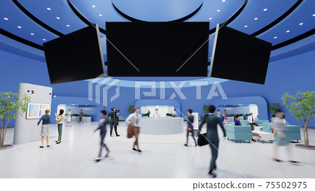 Futuristic exhibition 75502975