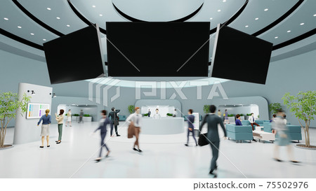 Futuristic exhibition 75502976
