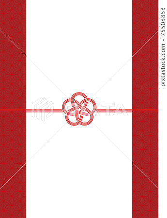 Mizuhiki-Japanese pattern background Mizuhiki-Japanese pattern background 75503853