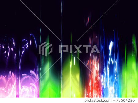 Abstract background with scattered colorful particles Abstract background with scattered colorful particles 75504280