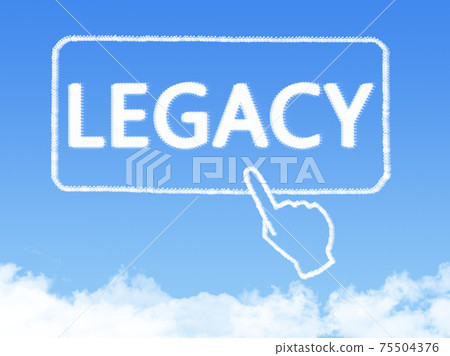 Cloud shaped as legacy Message 75504376