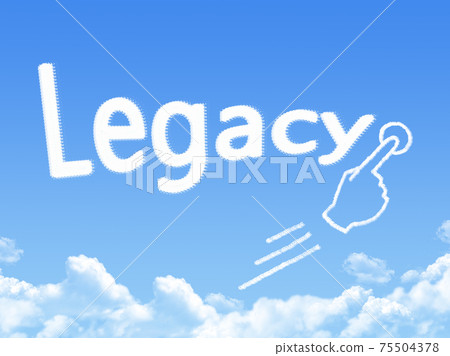 Cloud shaped as legacy Message 75504378